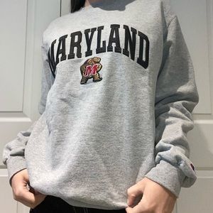University of Maryland Champion sweatshirt